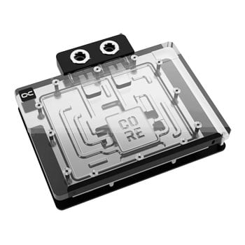 Alphacool Core RTX 5080 Suprim + Vanguard GPU Water Block, Acrylic Cover, 4x G1/4", 8 RGB LEDs, Aluminium Backplate