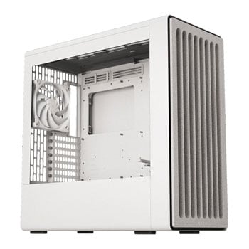 HAVN BF 360 Mid Tower PC Case w/ Tempered Glass Window, White, 7 Fan Mounts, E-ATX / ATX / MicroATX / Mini-ITX