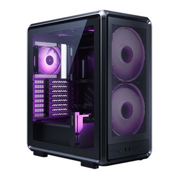 Cooler Master MasterFrame 500 MESH, Black, Mid Tower w/ TG Window, 3x SickleFlow ARGB Fans, mITX / mATX/ ATX / EATX