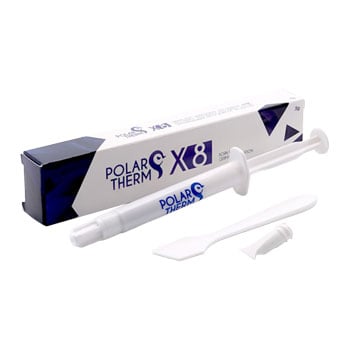 Thermal Grizzly Polartherm X-8 5g Thermal Paste, Great Thermal Conductivity, Silicone Oil-Based, Grey