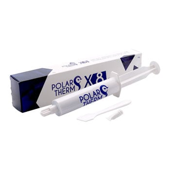 Thermal Grizzly Polartherm X-8 40g Thermal Paste, Great Thermal Conductivity, Silicone Oil-Based, Grey
