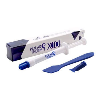 Thermal Grizzly Polartherm X-10 2g Thermal Paste, Excellent Thermal Conductivity, Silicone Oil-Based, Grey