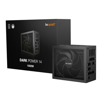 be quiet! 1000W be quiet! Dark Power 14, Fully Modular, PCIE 5.1, 80PLUS Titanium, Quad Rail, 83.3A, 135mm Fan, ATX 3.1 PSU