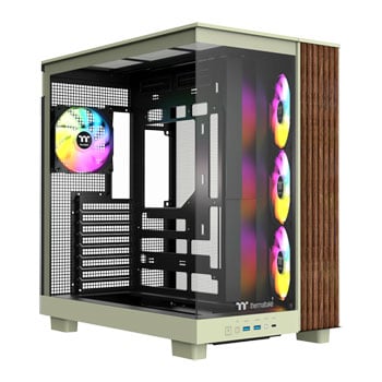 ThermalTake View 380 XL WS ARGB, Matcha Green, Mid Tower, 4x ARGB Fans, Back-Connect, USB 3.2, mITX / mATX / ATX