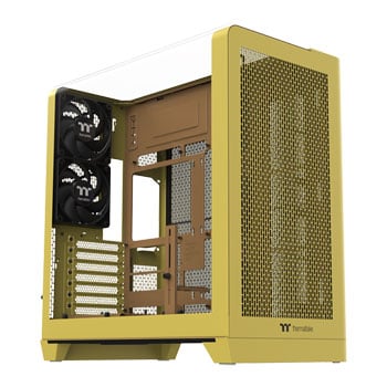 ThermalTake The View 390 Air, Yellow, Dual Chamber Mid Tower, 2x CT120 Fans, Back-Connect, USB 3.0, mITX / mATX / ATX