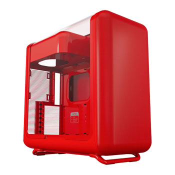 HYTE X50, Dual Chamber Mid Tower, Wild Cherry, Acoustic Glass, ABS Mesh, USB 3.2 Gen2x2, mITX / mATX / ATX / E-ATX