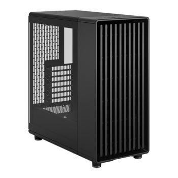 Fractal Design North Momentum Edition Chassis, Black, Mid Tower, 3x Momentum 12 Fans, USB-C, ATX / mATX / mITX