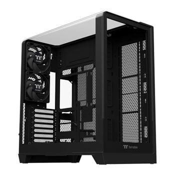 ThermalTake View 390 TG, Black, Dual Chamber Mid Tower, 2x CT120 Fans, Back-Connect, USB 3.2, mITX / mATX / ATX