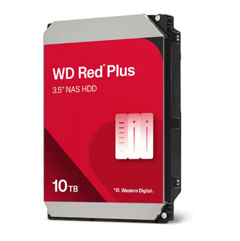 WD 10TB Western Digital Red PLUS WD100EFGX, 3.5" NAS HDD, SATA III 6Gb/s, 7200rpm, 512MB Cache, OEM