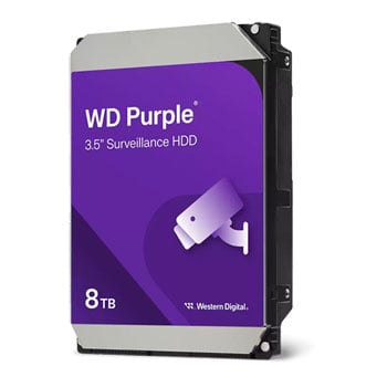 WD 8TB WD Purple Surveillance WD85PURZ, 3.5" NVR HDD, SATA III 6Gb/s, 5640RPM, 256MB Cache, OEM