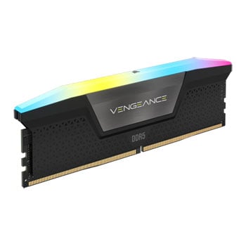 Corsair 8GB (1x8GB) CORSAIR DDR5 Vengeance RGB Black, PC5-41600 (5200), Non-ECC Unbuffered, CAS 40, XMP 3.0, 1.25V