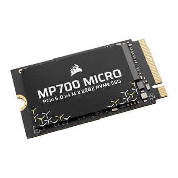 Corsair 2TB CORSAIR MP700 MICRO, M.2 (2242) PCIe 5.0 (x4) NVMe SSD, 1000MB/s Read, 8500MB/s Write, 1300k / 1400k IOPS