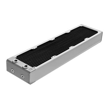 EK 480mm EK-Quantum Surface X480M Custom Cooling Radiator, White, 58mm Thickness, 4x 120mm Fan Mounts, Copper, G1/4"