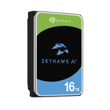 Seagate 16TB Seagate ST16000VE005 SkyHawk AI Surveillance Hard Drive, 3.5" HDD, SATA III 6Gb/s, 512MB Cache, OEM