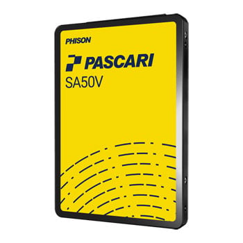 Phison PASCARI 15.36TB Phison Pascari SA50V SATA SSD, 2.5", SATA III (6GB/s), 530MB/s Read, 500MB/s Write, 94k / 10k IOPS