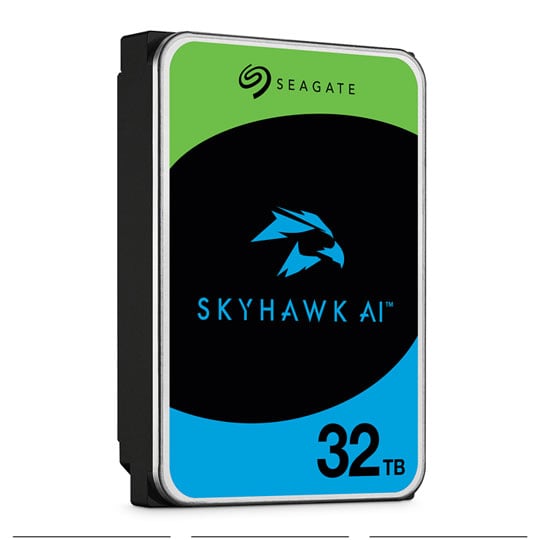 Seagate 32TB Seagate ST13200VE000 SkyHawk AI Surveillance Hard Drive, 3.5" HDD, SATA III 6Gb/s, 512MB Cache, OEM