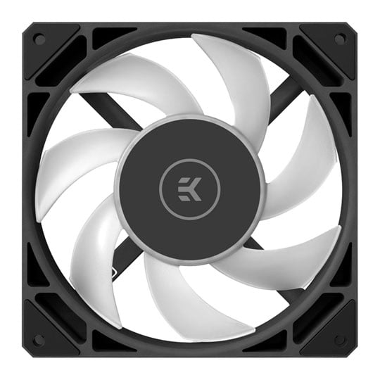 EK 140mm EK-Loop Fan FPT 140 D-RGB Radiator Fans , Black, High-Static Pressure, Upto 2200RPM, FDB Bearing, 118CFM, PWM