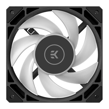 EK 120mm EK-Loop Fan FPT 120 D-RGB Radiator Fans , Black, High-Static Pressure, Upto 2300RPM, FDB Bearing, 77CFM, PWM