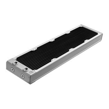 EK 480mm EK-Quantum Surface P480M Custom Cooling Radiator, White, 44mm Thickness, 4x 120mm Fan Mounts, Copper, G1/4"