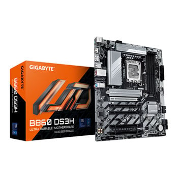 Gigabyte B860 DS3H, Intel B860, LGA1851, DDR5, PCIe 5.0, 2x M.2, 2.5GbE, USB 3.2 Gen 2, ATX