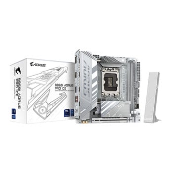 Gigabyte B860I AORUS PRO ICE, Intel B860, LGA1851, DDR5, PCIe 5.0, 2x M.2, 2.5GbE, Wi-Fi 7, USB 4.0, mITX