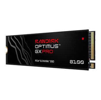 SanDisk 8TB SANDISK OPTIMUS GX PRO 8100 SSD, M.2 (2280), PCIe 5.0 (x4) NVMe, 14900MB/s, 13200MB/s, 2.2M /2.4M IOPS