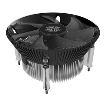 Cooler Master I70 Radial Air CPU Cooler, Black, 120mm Fan, Rifle Bearing, Aluminium Fins / Copper Base, LGA1700