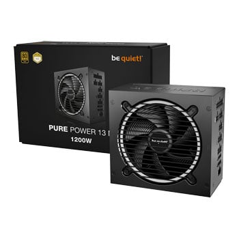 be quiet! 1200W be quiet! Pure Power 13 M, Fully Modular, 80PLUS Gold, Single Rail, 100A, 12V-2x6, ATX 3.1 Power Supply