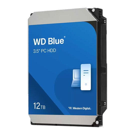 WD 12TB WD Blue WD120EAGZ, 3.5” HDD, SATA III 6Gb/s, 7200rpm, 512MB Cache, OEM
