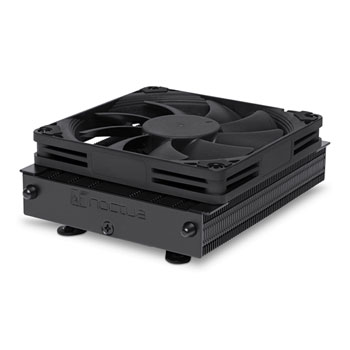 Noctua NH-L9a-AM5 chromax.black Low Profile Cooler, AM5, 1x 92mm Fan, Upto 2500rpm, 33.8CFM Airflow, 23.6dB, 4-Pin PWM