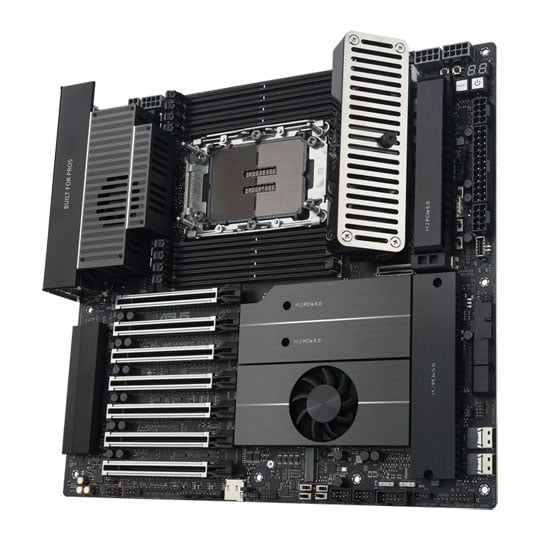 ASUS Pro WS W890E-SAGE SE, Intel W890, S 4710-2, DDR5, 7x PCIe 5.0 x16, 4x M.2, Dual 10GbE, USB4, VRM Fans, SSI-EEB