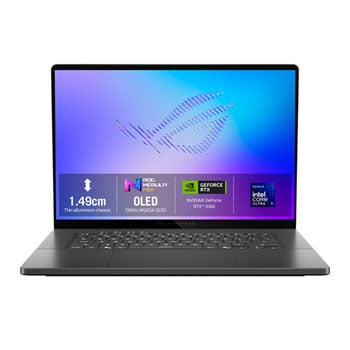 ASUS 16" ASUS ROG Zephyrus G16, OLED, WQXGA, Core Ultra 9 386H, 32GB LPDDR5X, 1TB SSD, 8GB GeForce RTX 5060, TB4 / USB 3.2