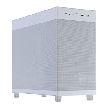 ASUS Prime AP303 Mesh Chassis, White, Mid Tower, Quasi-Filter Mesh, GPU Bracket, USB 3.2 / 3.5mm, ATX / mATX / mITX