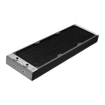 EK 420mm EK-Quantum Surface P420M Custom Cooling Radiator, Black, 44mm Thickness, 3x 140mm Fan Mounts, Copper, G1/4"