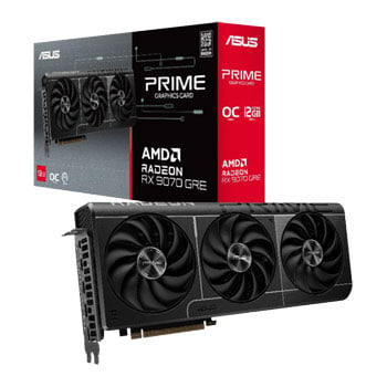 ASUS Radeon RX 9070 GRE PRIME OC 12GB GDDR6 Graphics Card, RDNA 4, 3072 Streams, 2880MHz Boost
