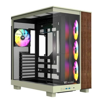 ThermalTake Open Box Thermaltake View 380 XL WS ARGB, Matcha Green, Mid Tower, 4x ARGB Fans, Back-Connect, USB 3.2, mITX / mATX /ATX