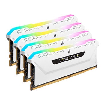 Corsair Open Box 32GB (4x8GB) Corsair DDR4 Vengeance RGB PRO SL White, PC4-28800 (3600), Non-ECC Unbuffered, CAS 18, XMP 2.0