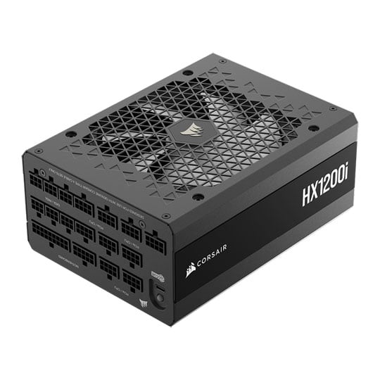 Corsair Refurbished CORSAIR HX1200i (2025), Fully Modular, PCIE 5 12V-2x6, 80PLUS Platinum, Single Rail, 100A, ATX 3.1 PSU