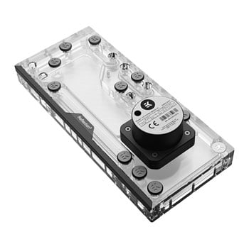 EK EK-Quantum Reflection3 Uni Distro Plate 300 D5 Pump / Reservoir Combo, Plexi, 300ml Res, D-RGB, Front + Back G1/4" Ports