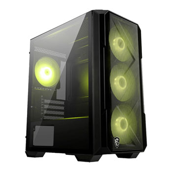 MSI MAG FORGE M120R AIRFLOW Chassis, MicroATX Tower, Black, 4x ARGB PWM Fans, USB 3.2, mATX / mITX
