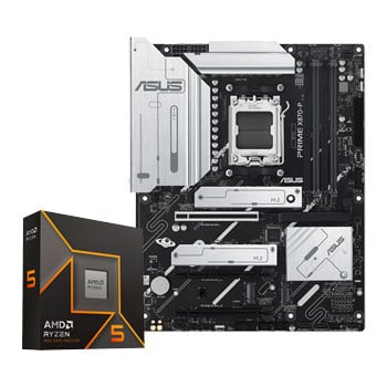 ASUS Prime X870-P ATX Motherboard with AMD Ryzen 5 9600X 6 Core Processor Hardware Bundle