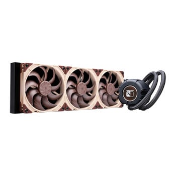 Noctua NL-LC1-42 420mm AIO Hydro CPU Cooler, Black / Brown, 3 x NF-A14x25 G2, NL-PNA1 Pump, Intel / AMD