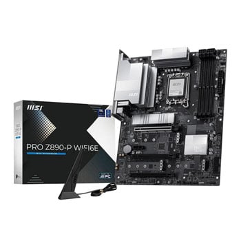 MSI PRO Z890-P WIFI6E, Intel Z890, LGA1851, DDR5, PCIe 5.0, 4x M.2, 5 GbE, WiFi6E, USB 3.2, ATX