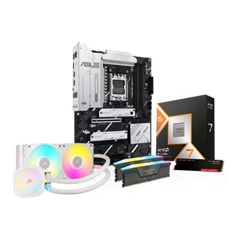 ASUS PRIME X870-P, AMD Ryzen 7 9800X3D, 8C / 16T, CORSAIR 240mm AIO, 16GB Vengeance RGB DDR5, CAS 36, 1TB WD SSD