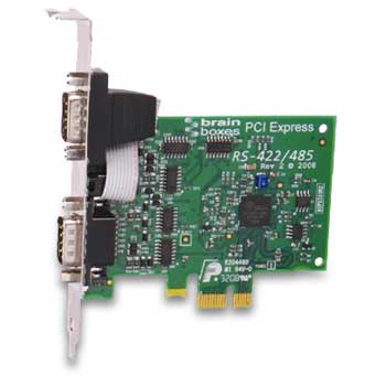 Brainboxes PCI Express 2 x RS422/485 Serial Card (PX-313)