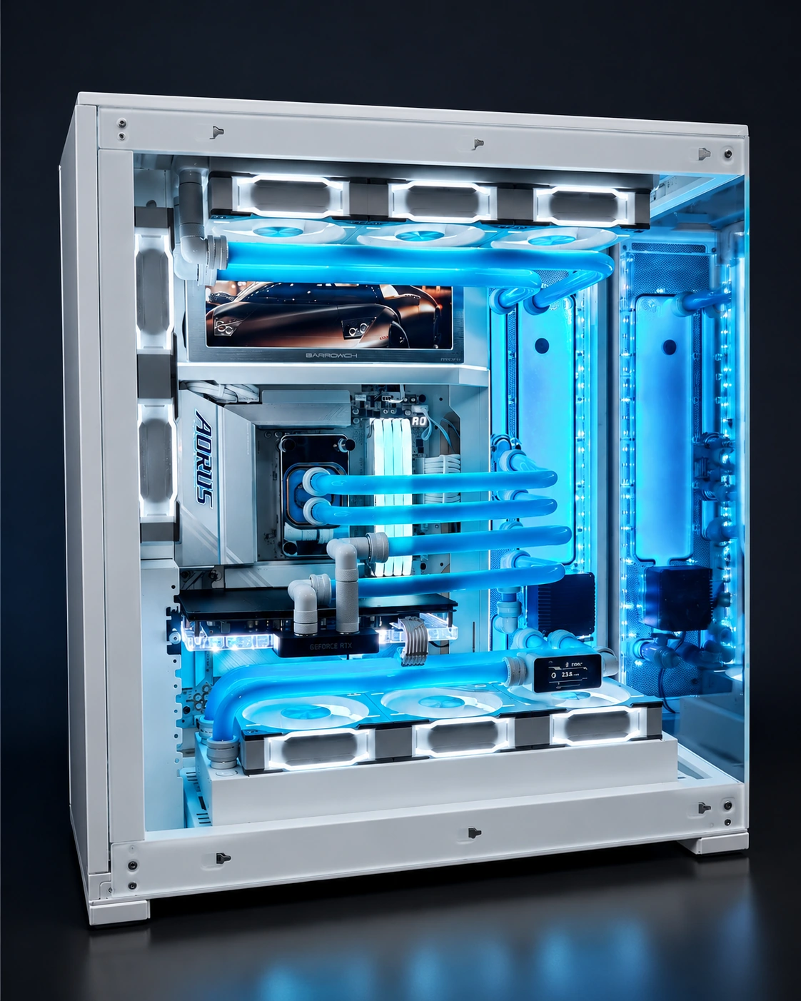 Custom-loop workstation